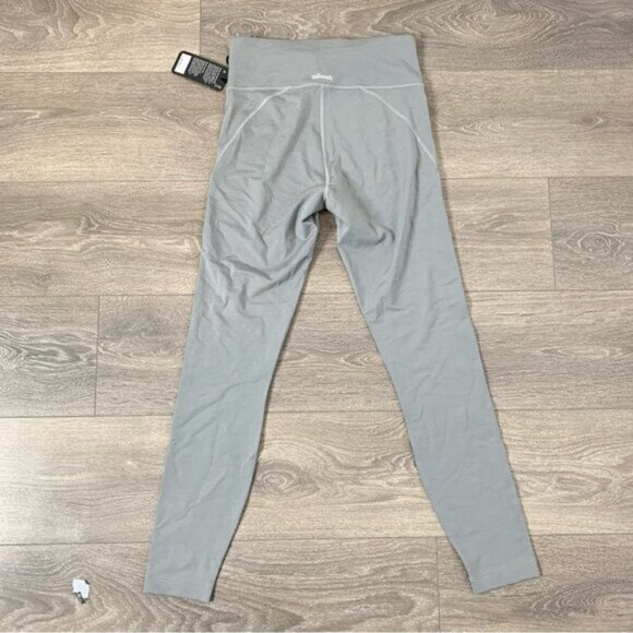 Allbirds Natural Leggings Midrise Compressive Skinny ankle Tights Gray Gust Sz S - Picture 15 of 16